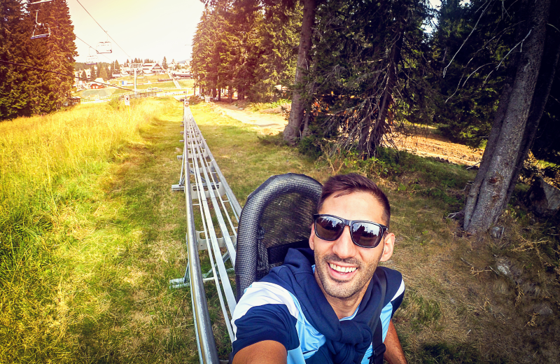 Cable car amusement park