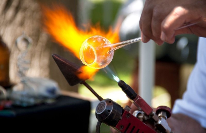 Glass blowing